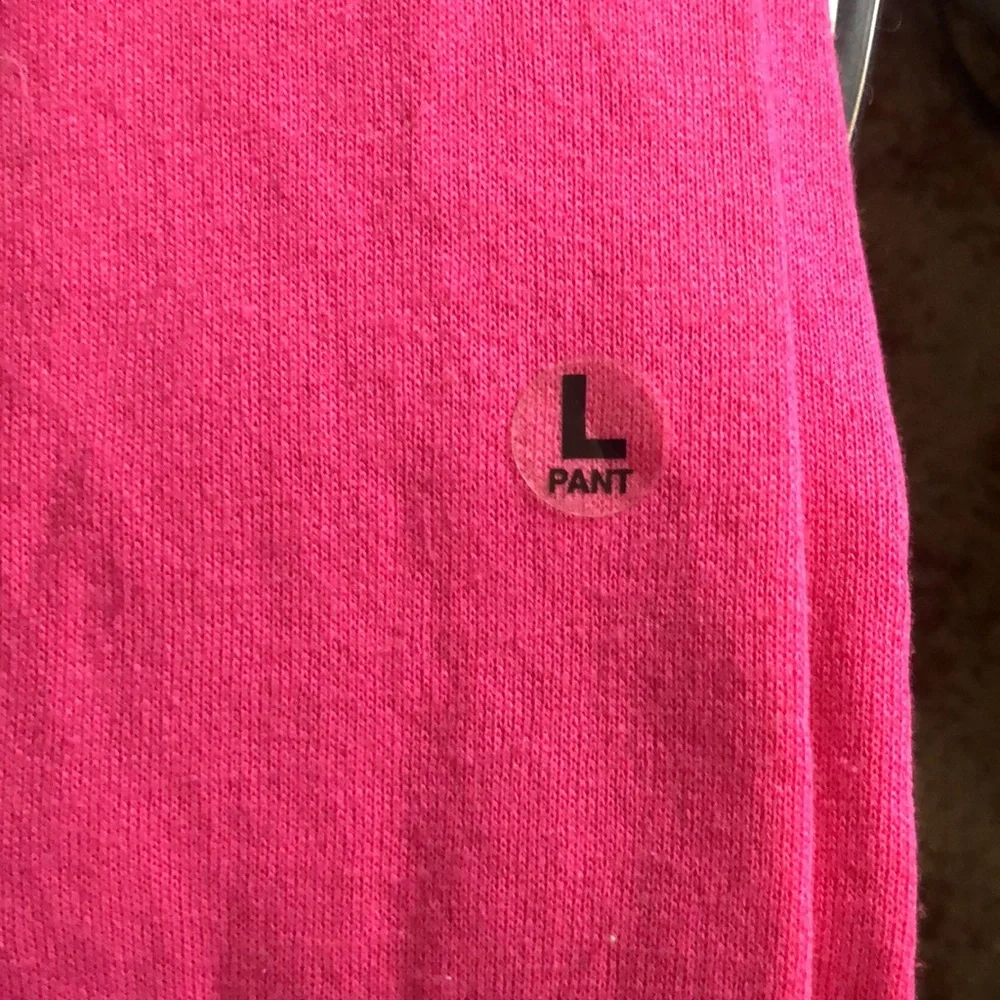 New sweatpants by Lee Apparel pink elastic waist and bottom cuff - Picture 7 of 13
